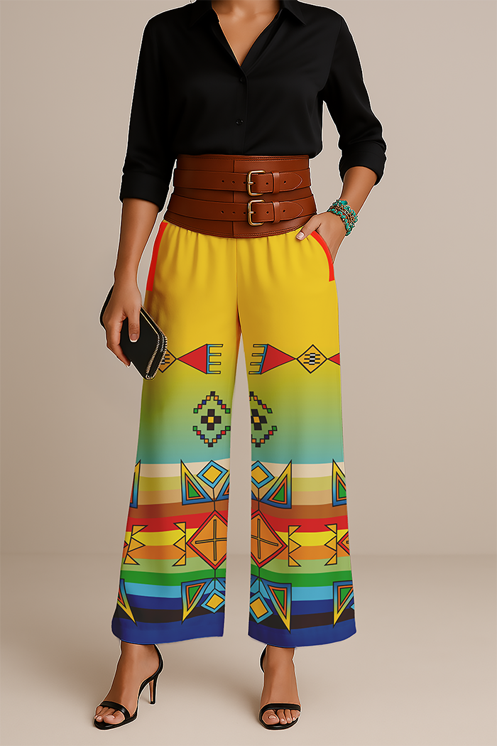 Beaded Starburst Pants