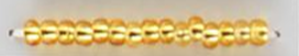 Silver Lined RR Seed Beads Size 11/0 - Ochre