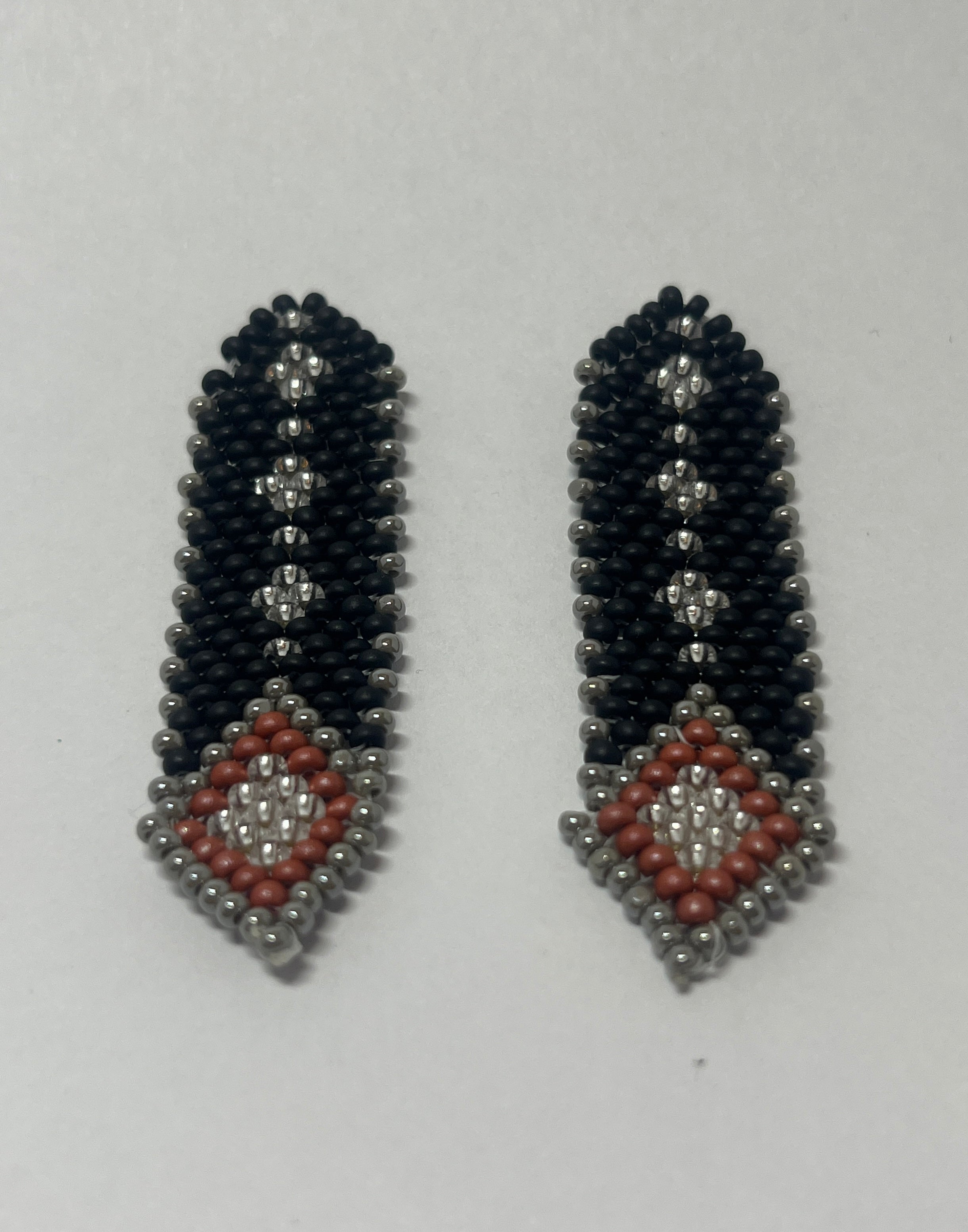 Brandon Swain Novlesky Feather Earrings