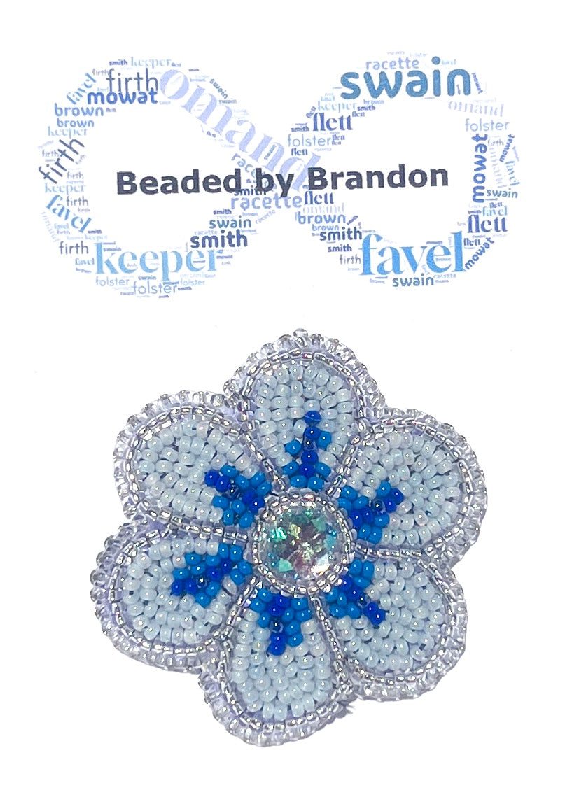 Brandon Swain Novlesky Flower Sash Pin