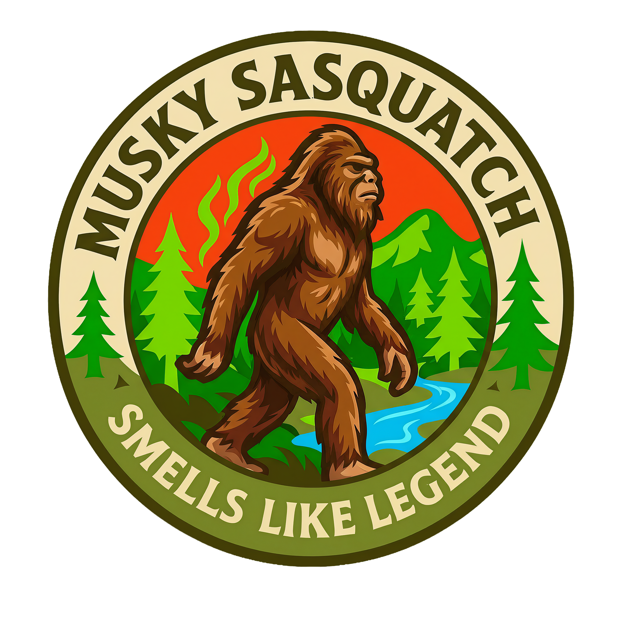 Sasquatch Acrylic Keychain