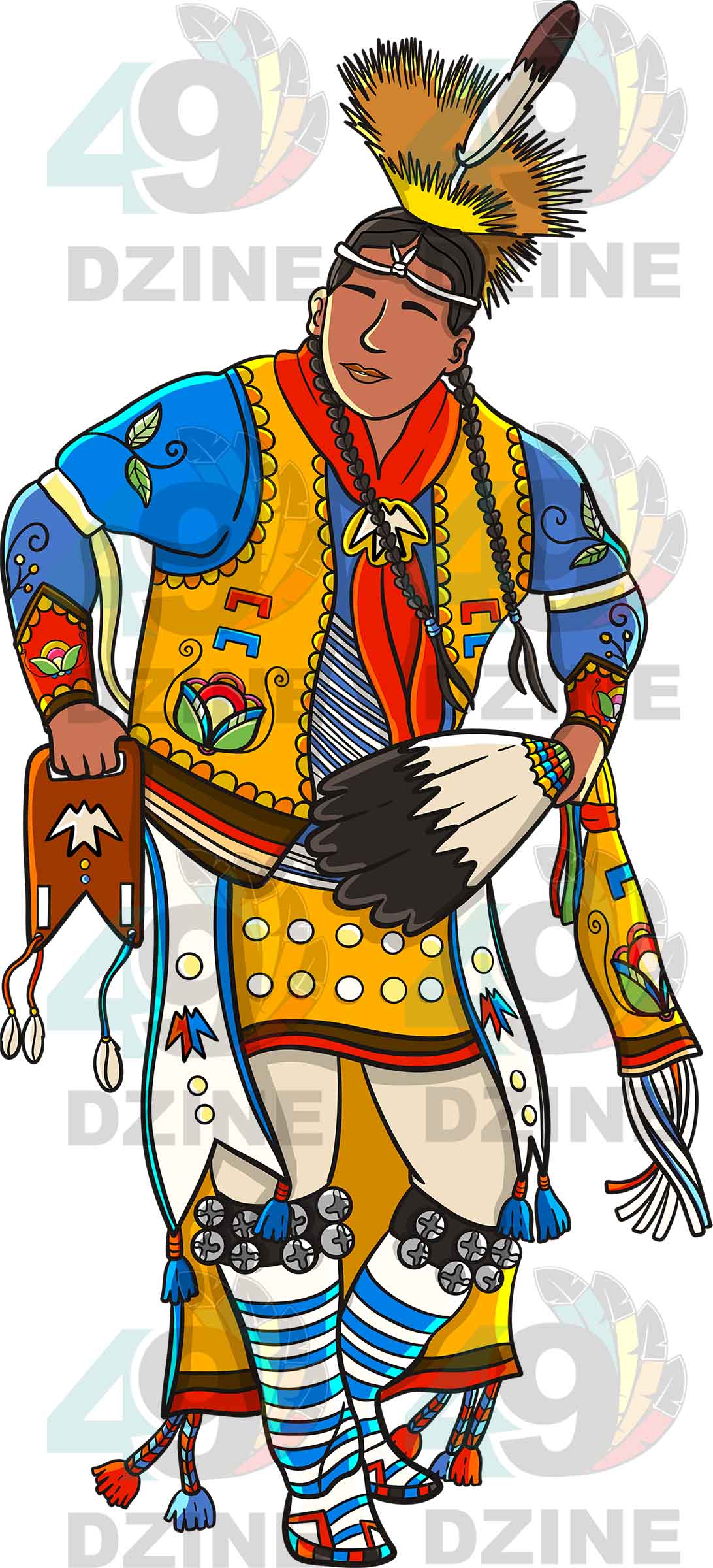 Straight Dancer Men 2 UV Sticker