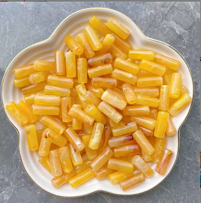 20 MM Tube Beads