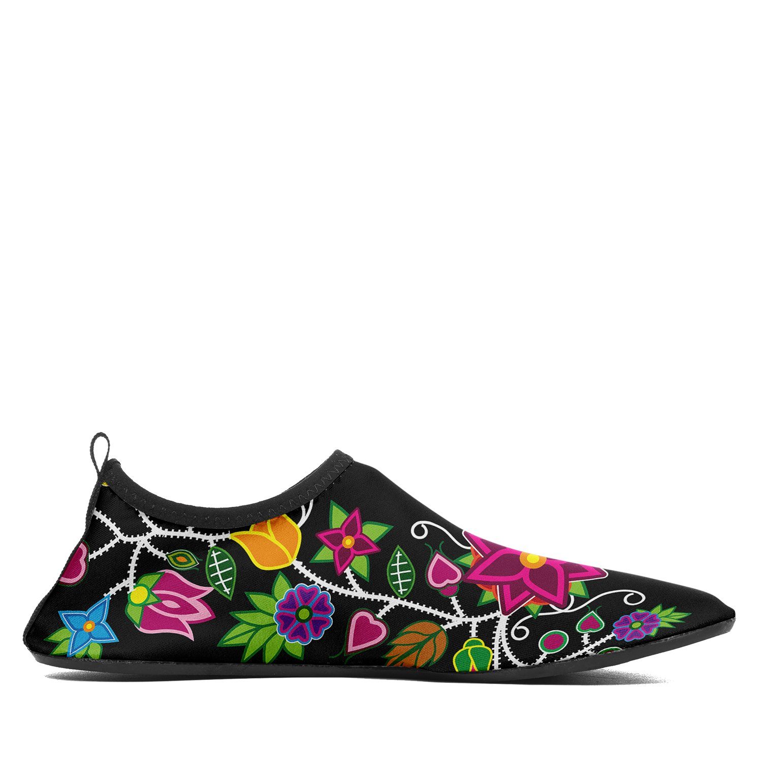 Floral Beadwork - 01 Sockamoccs Slip On Shoes 49 Dzine