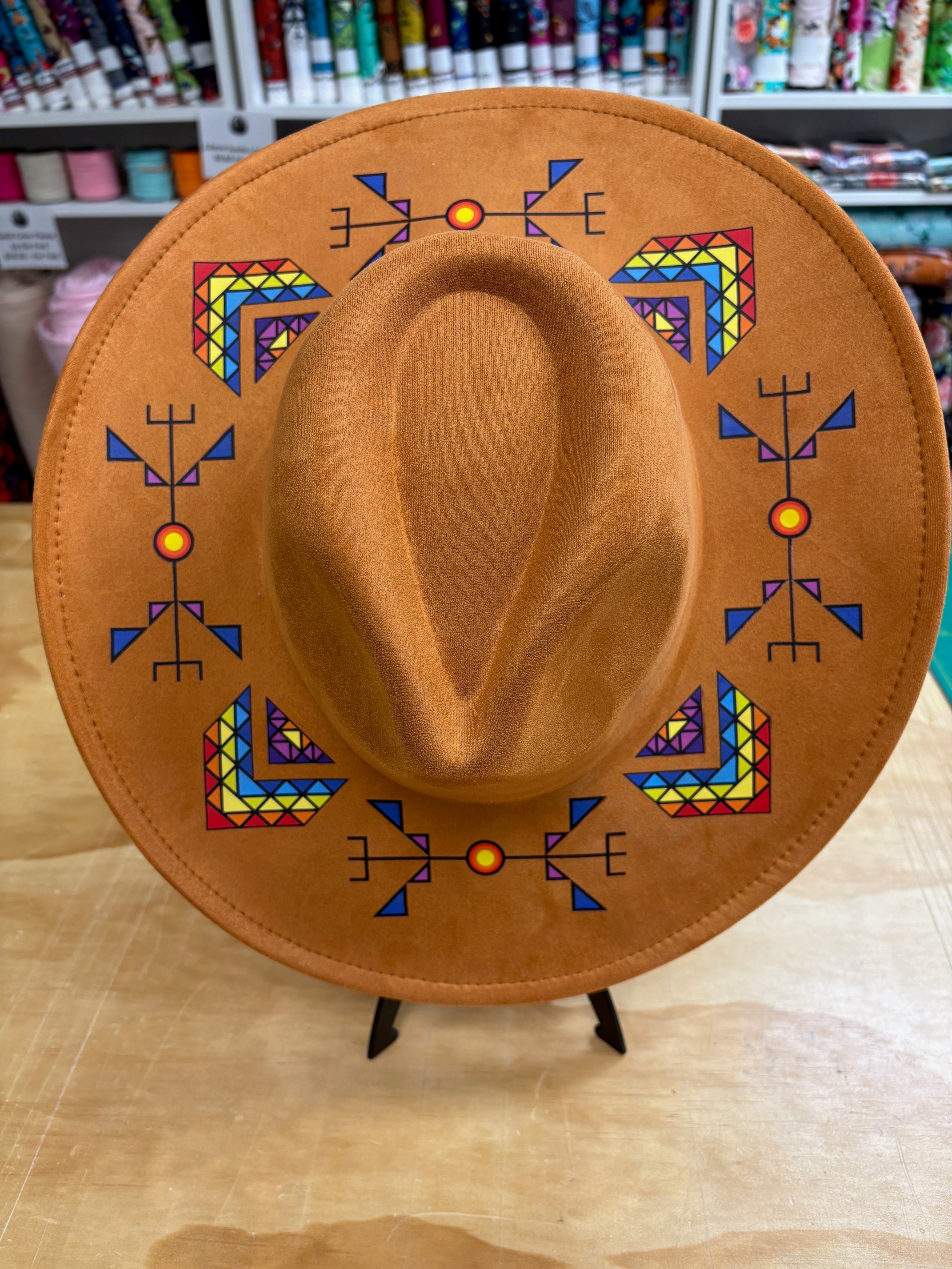 Lightningstone Path Camel Fedora Hat