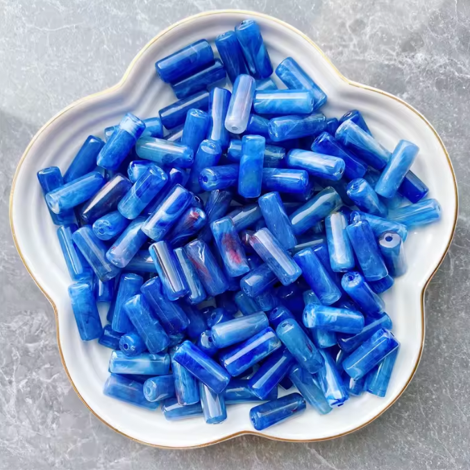 20 MM Tube Beads