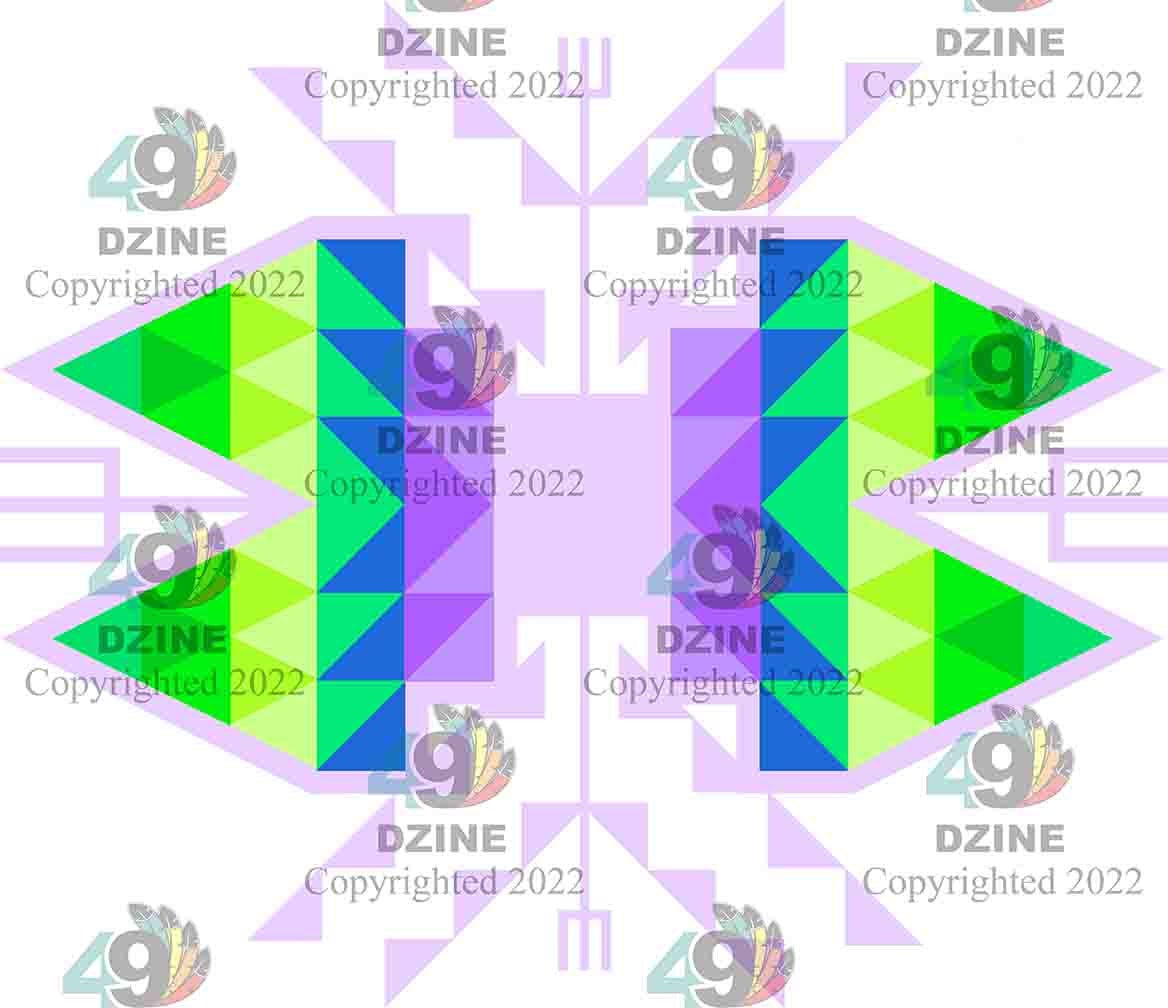 11-inch Geometric Transfer Sacred Trust