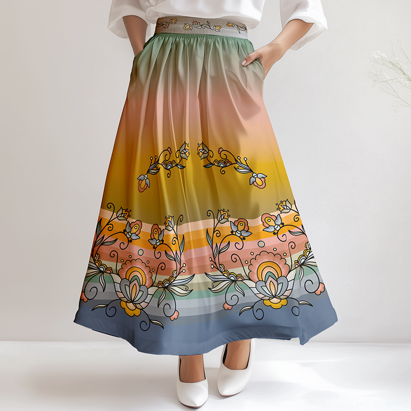 Falling Leaf Rising Bloom Skirt