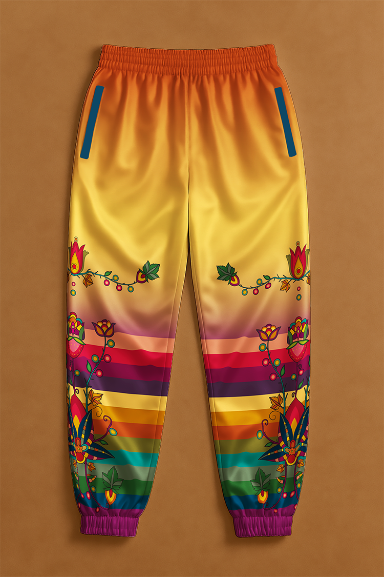 Eternal Blossom Ribbon Jogger Pants