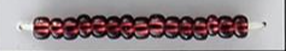 Silver Lined RR Seed Beads Size 11/0 - Clay