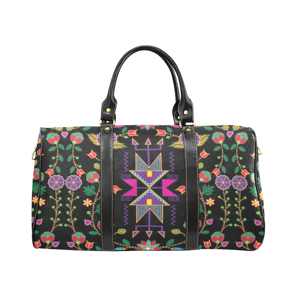 Floral and Geometric Dance - 03 New Waterproof Travel Bag/Large (Model 1639)