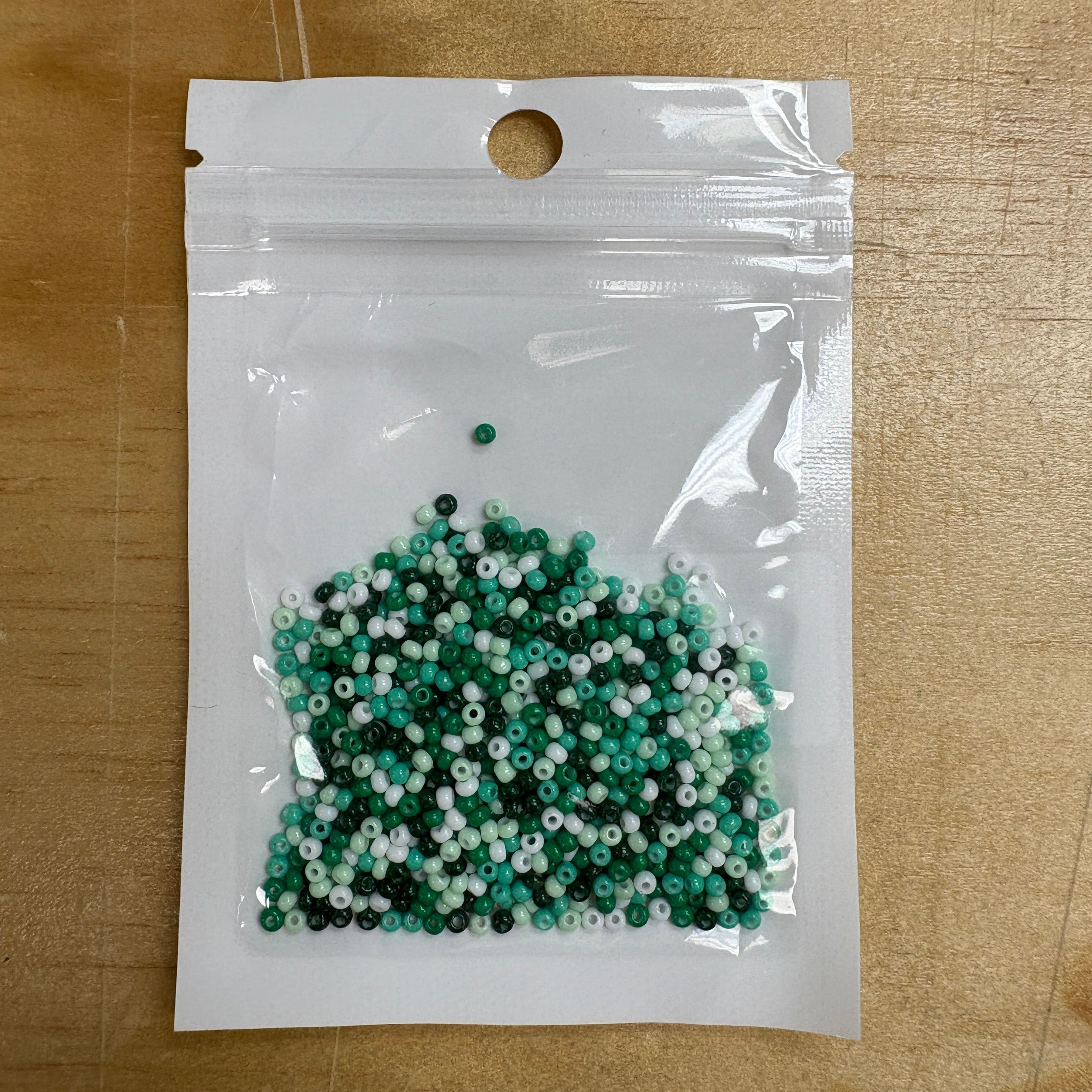 2mm Glass Seed Beads Size 12/0 - Ocean