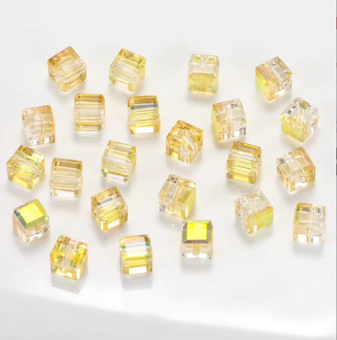 Multi Faceted Square Beads