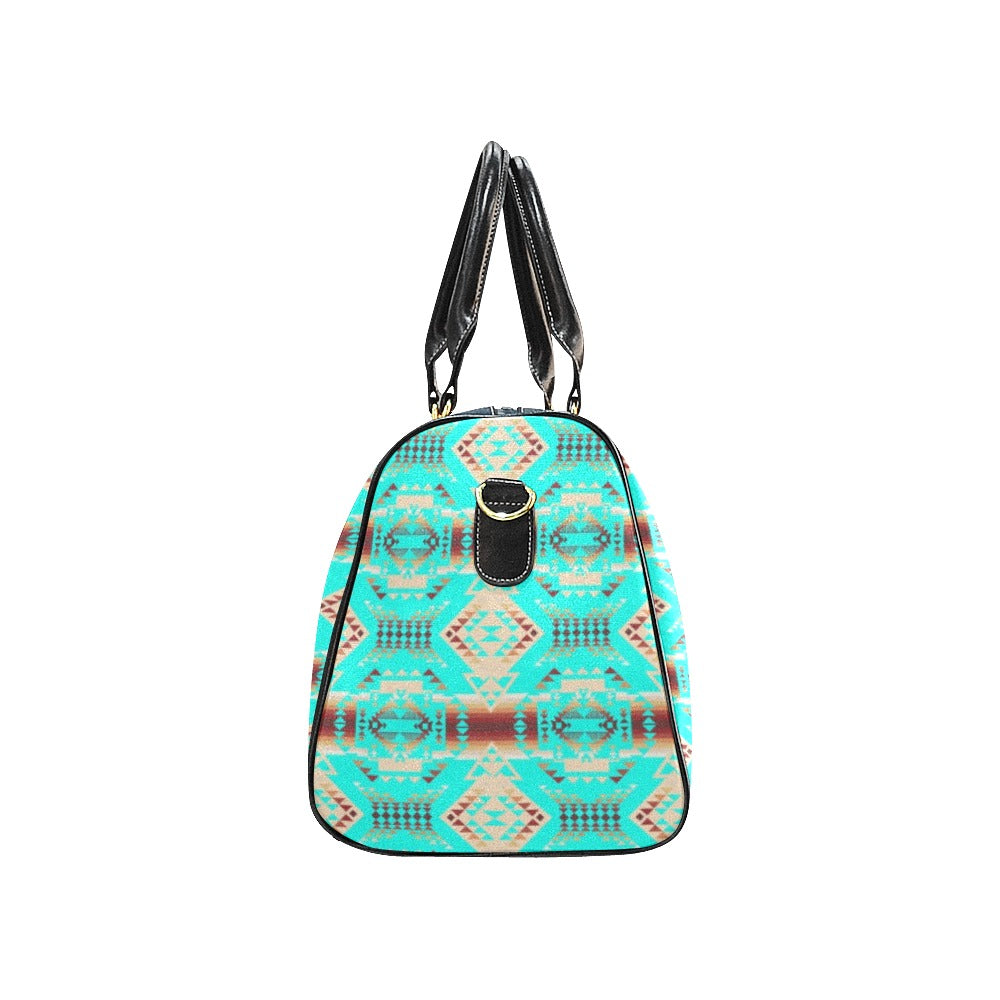 Gathering Earth Turquoise New Waterproof Travel Bag/Large (Model 1639)