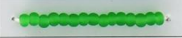 Frosted Color Seed Beads Size 11/0 - Emerald
