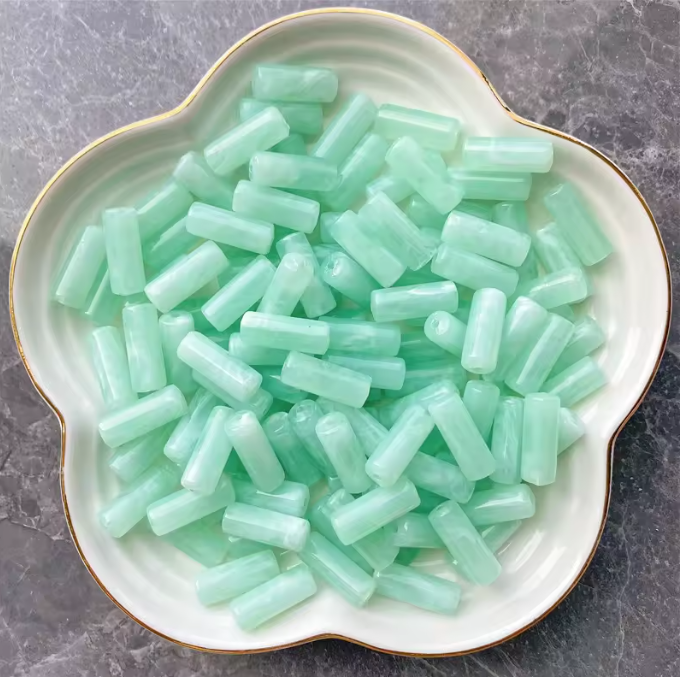 20 MM Tube Beads