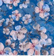 Autumn Flowers River Cotton Fabric